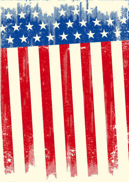 American grunge banner