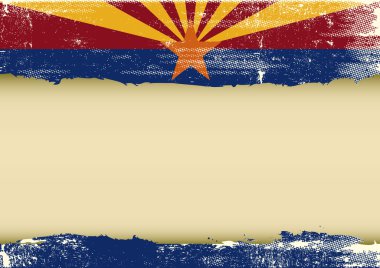 Arizona yatay tırmalamak bayrak