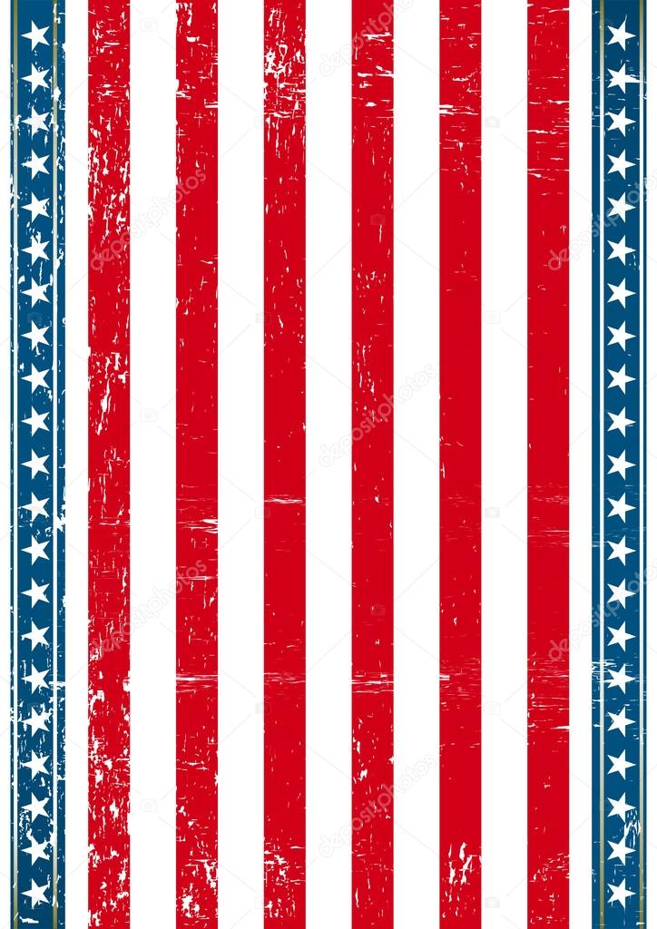 American old vertical flag