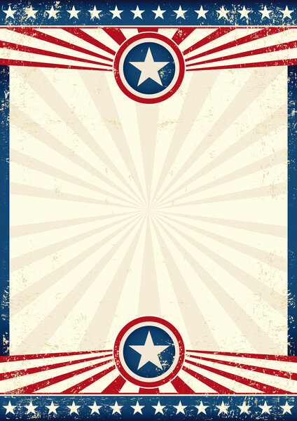 USA grunge star poster