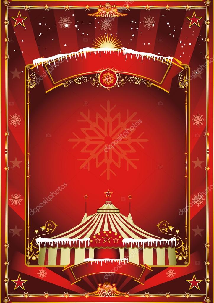 Christmas circus background Stock Vector Image by ©tintin75 #88478704