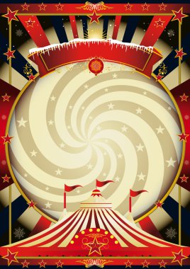 büyük çadırın krem Noel sirk