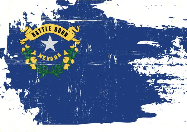 Krassen Nevada vlag — Stockfoto
