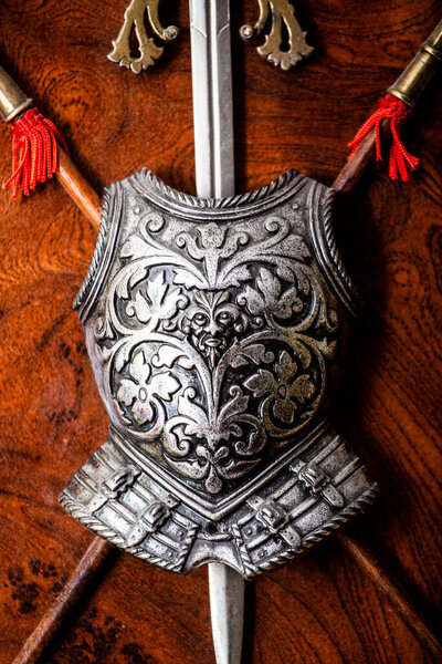 изображение брони рыцаря фон