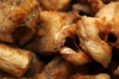 Kızarmış balık arkaplanı resmi 