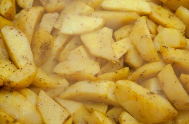 Sıcak patates arkaplanı görüntüsü