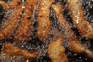 Kızarmış balık arkaplanı resmi 