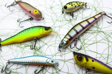 Balıkçı yemi resmi beyaz arkaplan