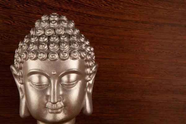 Obraz Buddha Dřevěné Pozadí — Stock fotografie