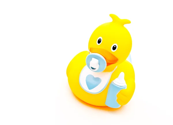 Children rubber duck for swimming — Stock Photo, Image