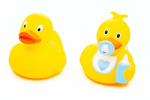 Children rubber duck for swimming — Stock Photo, Image