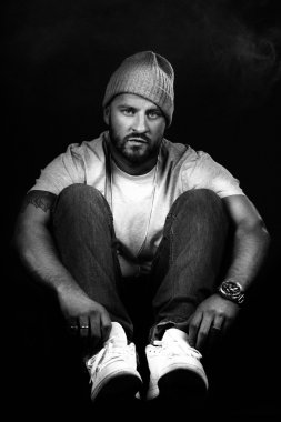 spor giyim, genç adam