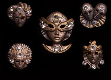 Old jewelry mask clipart