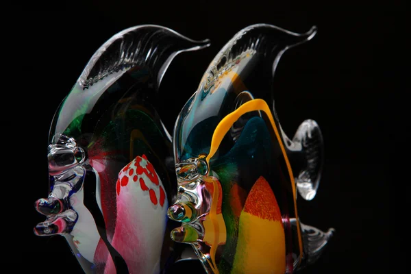 Peixe de vidro figurino — Fotografia de Stock