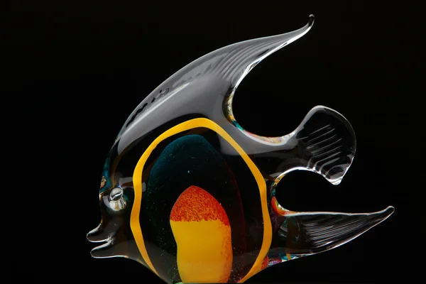 Figurka sklo ryba — Stock fotografie