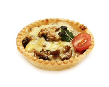 Fırında mantarlı peynirli kanepe