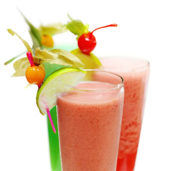 Fresh fruit cocktails — Stock Photo, Image