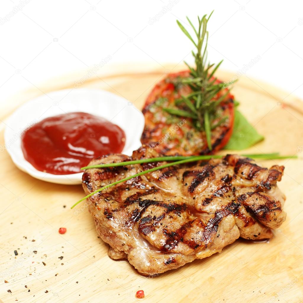 Gourmet restaurant food - steak