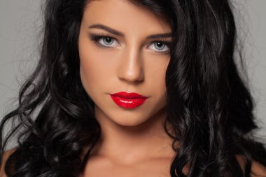Moda seksi kadın Güzellik Portresi