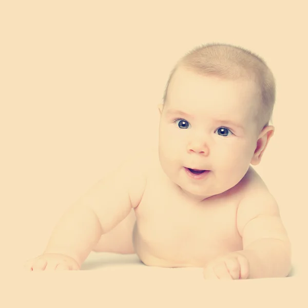 Cute little baby boy, 4 months old — Stock Photo, Image