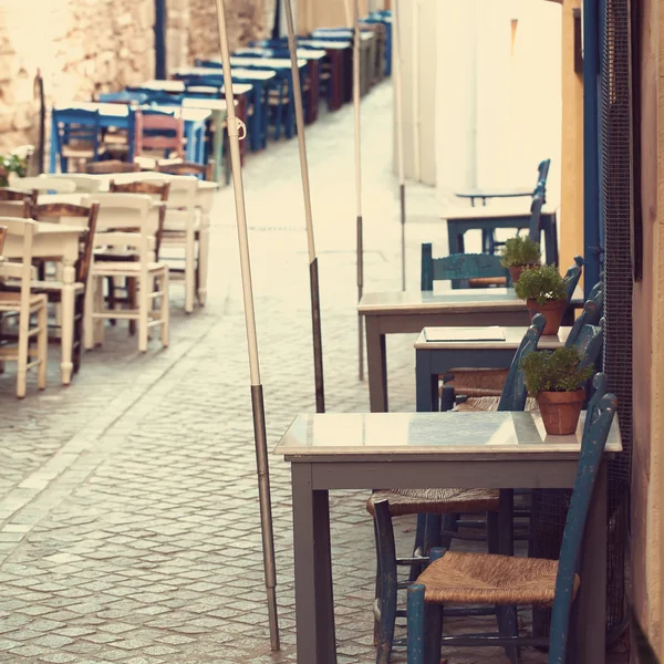 Şehir merkezinde Yunanistan Crete, Yunanistan izlenimleri