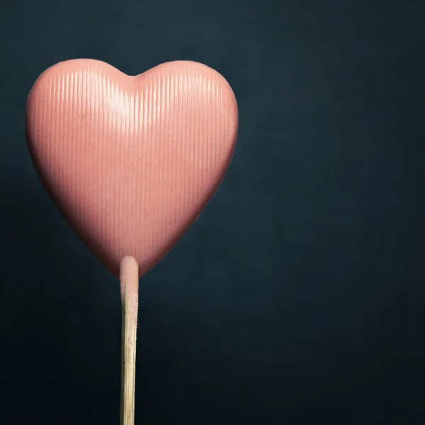 Sweet background with heart — Stock Photo, Image