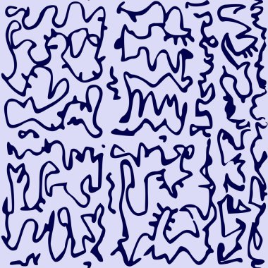 Soyut Dikişsiz desen jel kalem yaptı. Satırların sistemsiz yerleştirme.