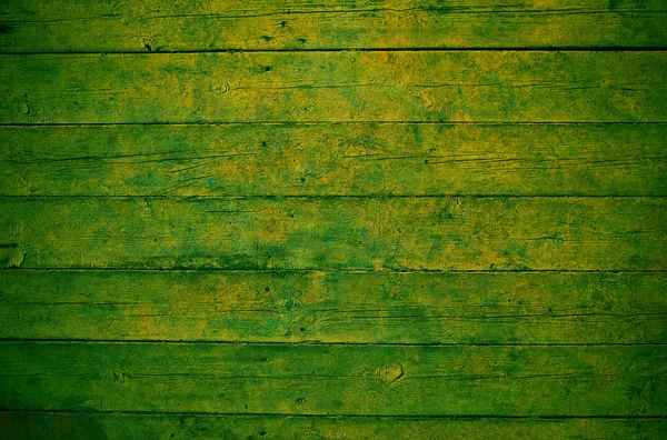 Green wooden board texture — Stock Photo, Image