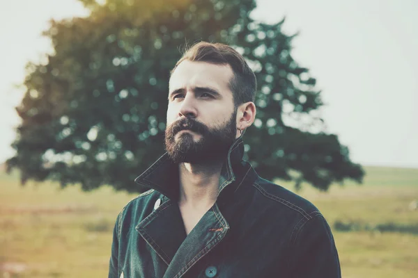 Portrait of bearded man — Stock Photo, Image