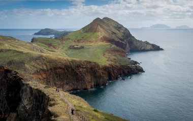 Doğu Madeira kayalık yol