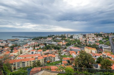 Funchal cityscape, Madeira Adası.