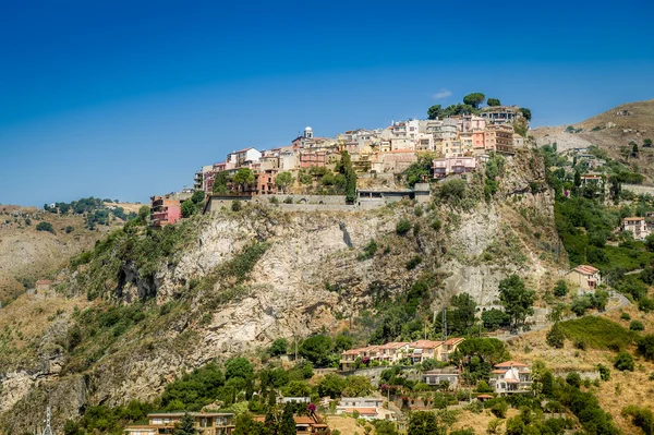 Taormina şehir buzlu — Stok fotoğraf