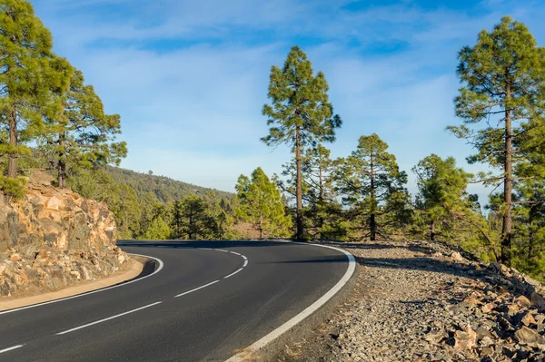 Mountain roads at Tenerife, Spain — Stock Photo, Image