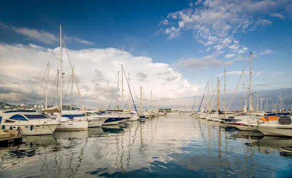 Yacht marina San-Antonio — Stock Photo, Image