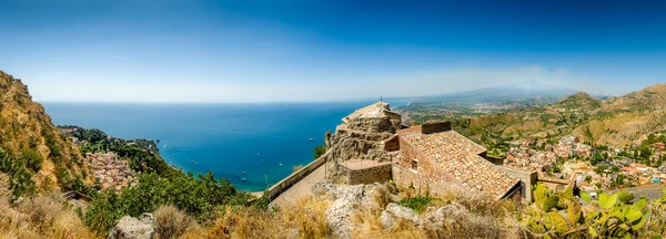 Panorama de Taormina — Foto de Stock