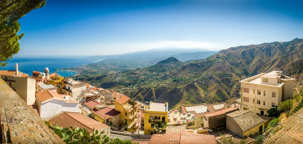 Taormina panorama — Stock fotografie