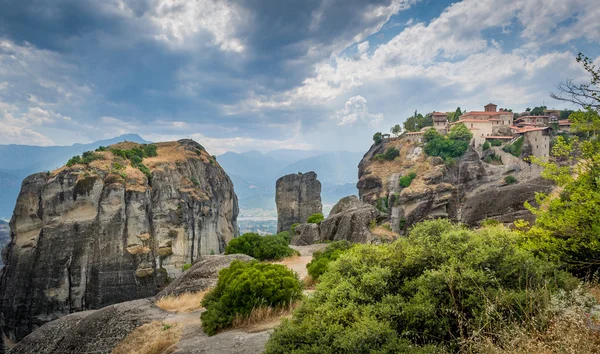 Meteora rocce paesaggio — Foto Stock