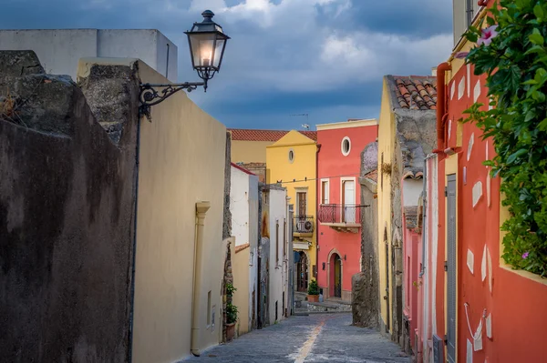 Milazzo oude straat — Stockfoto