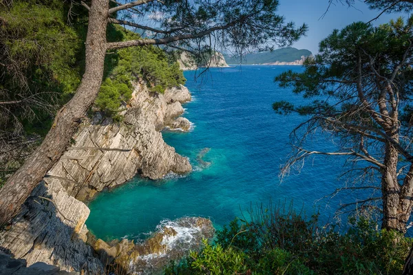 Orilla del Adriático Montenegro —  Fotos de Stock