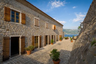 Budva Ortaçağ Kalesi sokak