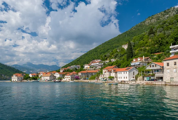 Fishermans old village Lepetane landscape — Stock Photo, Image