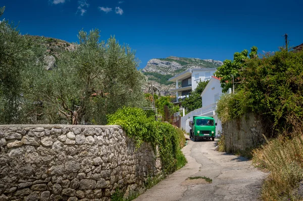 Montenegro landelijke weg — Stockfoto
