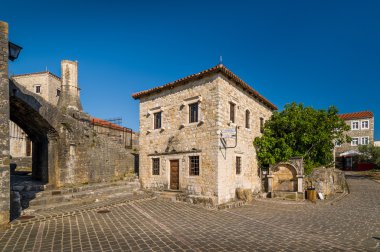 Ulcinj eski şehir Ortaçağ Kalesi içinde