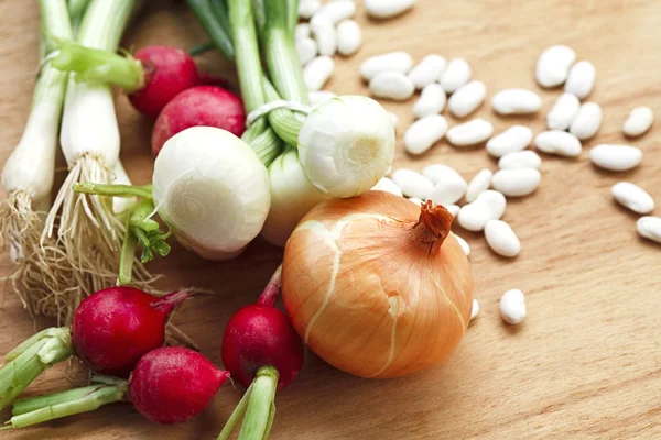 Légumes et nutriments végétariens — Photo