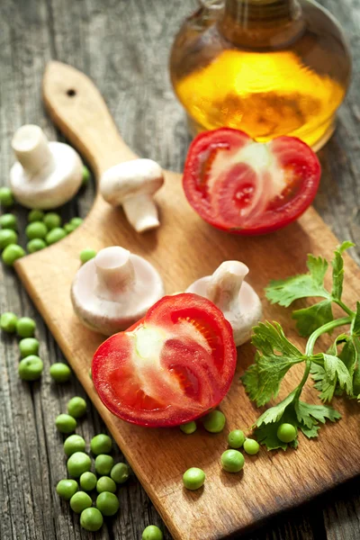 Vegetariano dieta-alimentos orgânicos — Fotografia de Stock