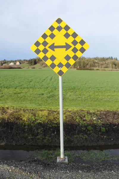 End of Road Sign — Stock Photo, Image