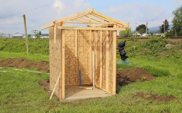 Constructing an Agricultural Shed — Stock Photo, Image