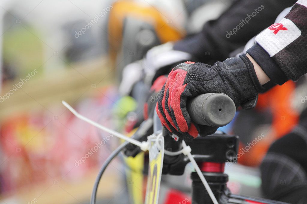 Children compete in BMX qualifying competitions in Abbotsford, BC, Canada on May 13, 2016.