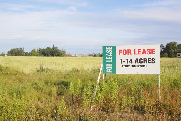 Terreno industrial arrendado — Foto de Stock