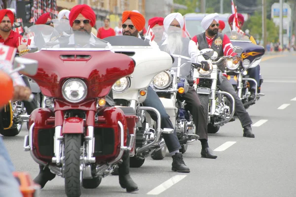 Comunità Sikh Celebrare la Giornata del Canada — Foto Stock